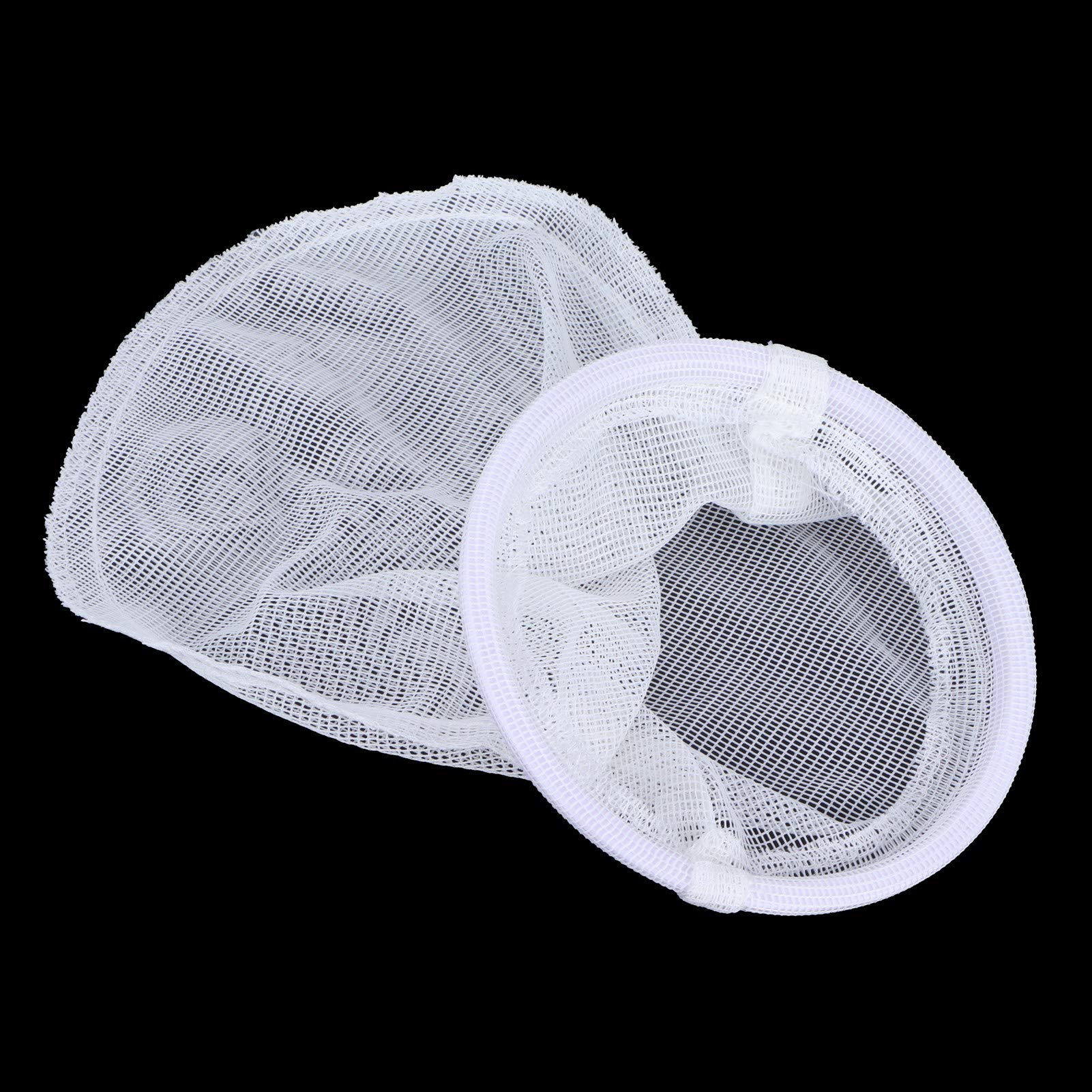 5 Sacchetti A Rete Fine Per Aspirapolvere Da Piscina – In Nylon, Con Cordino, 29x14 Cm – Per Foglie E Detriti