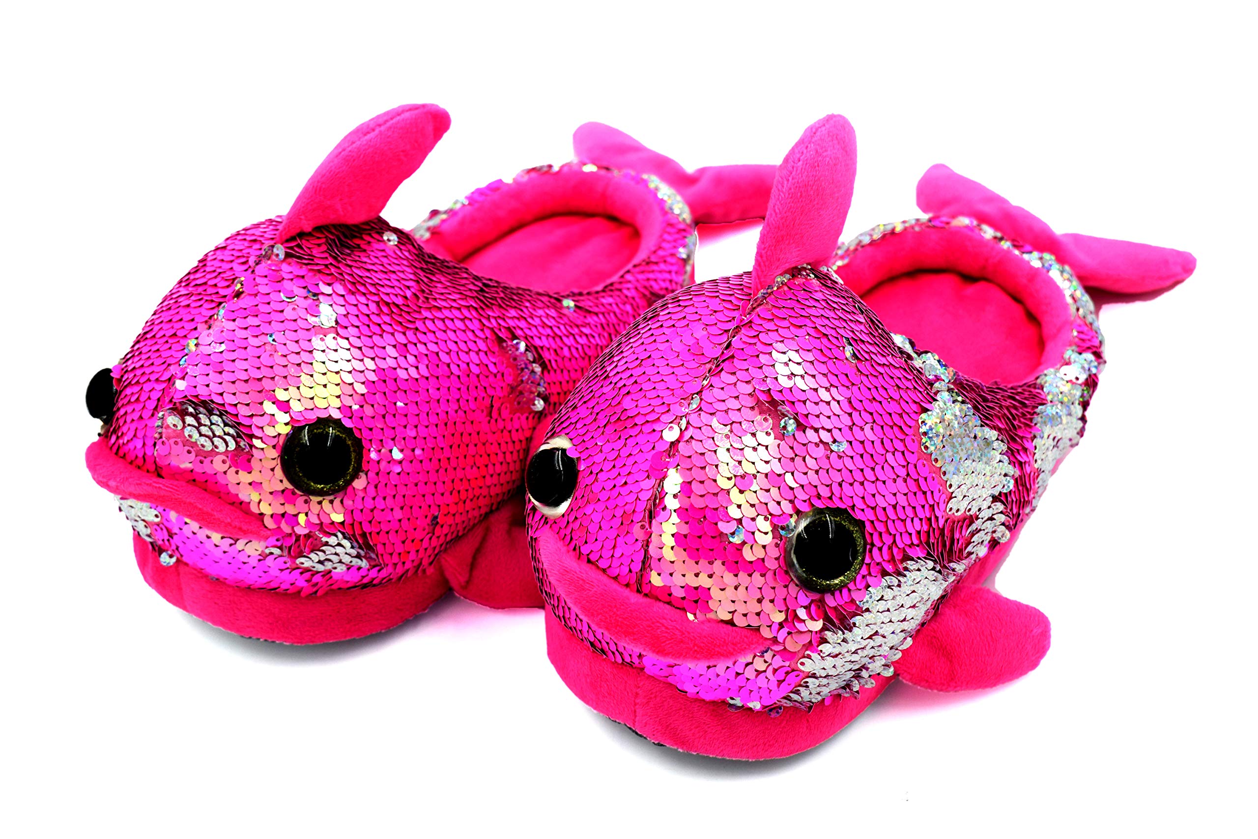 Women Cotton Home Slippers Winter Warm 3D Mermaid Slipper for Fish Lovers,1 pair/Cartoon Shoes/Winter Shoes For Girls/Winter Warmth in Soft Plush for Girls-image-42
