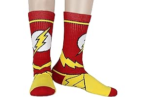 Flash Socks Men Superhero Socks