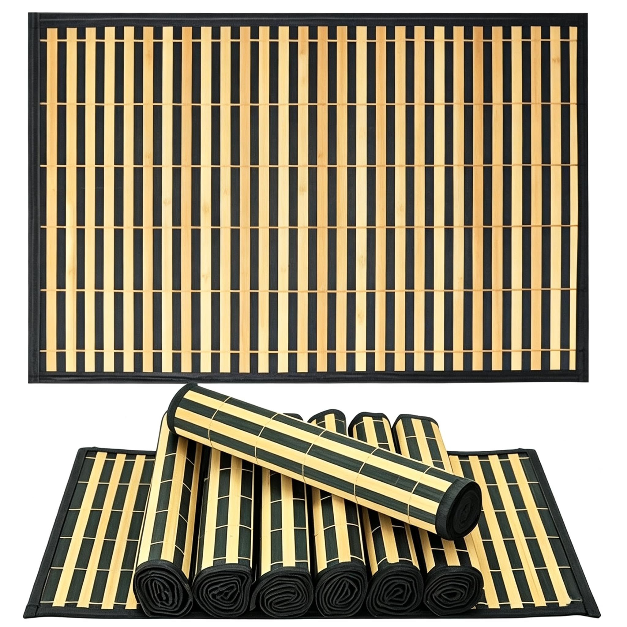 Sets de table en bambou antidérapants pour protéger la table de cuisine de la chaleur