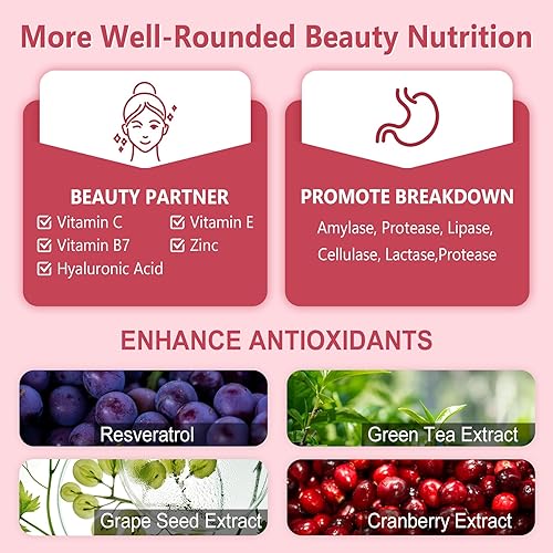 Miniatura 4 de Paquete de 2 píldoras de péptidos de colágeno liposomal para mujeres, 2000 mg, colágeno hidrolizado múltiple tipo I, II, III, V, X con 2500 mcg de