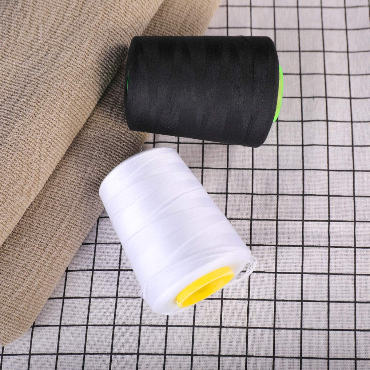 DOITOOL 3 Series Hilo De Coser De Poliéster Accesorios De Acolchado Costura Confección Hilo De Bordar Carrete De Bordado Abigarrado Hilo De Base Línea De Costura Hilo 2 piezas x 3