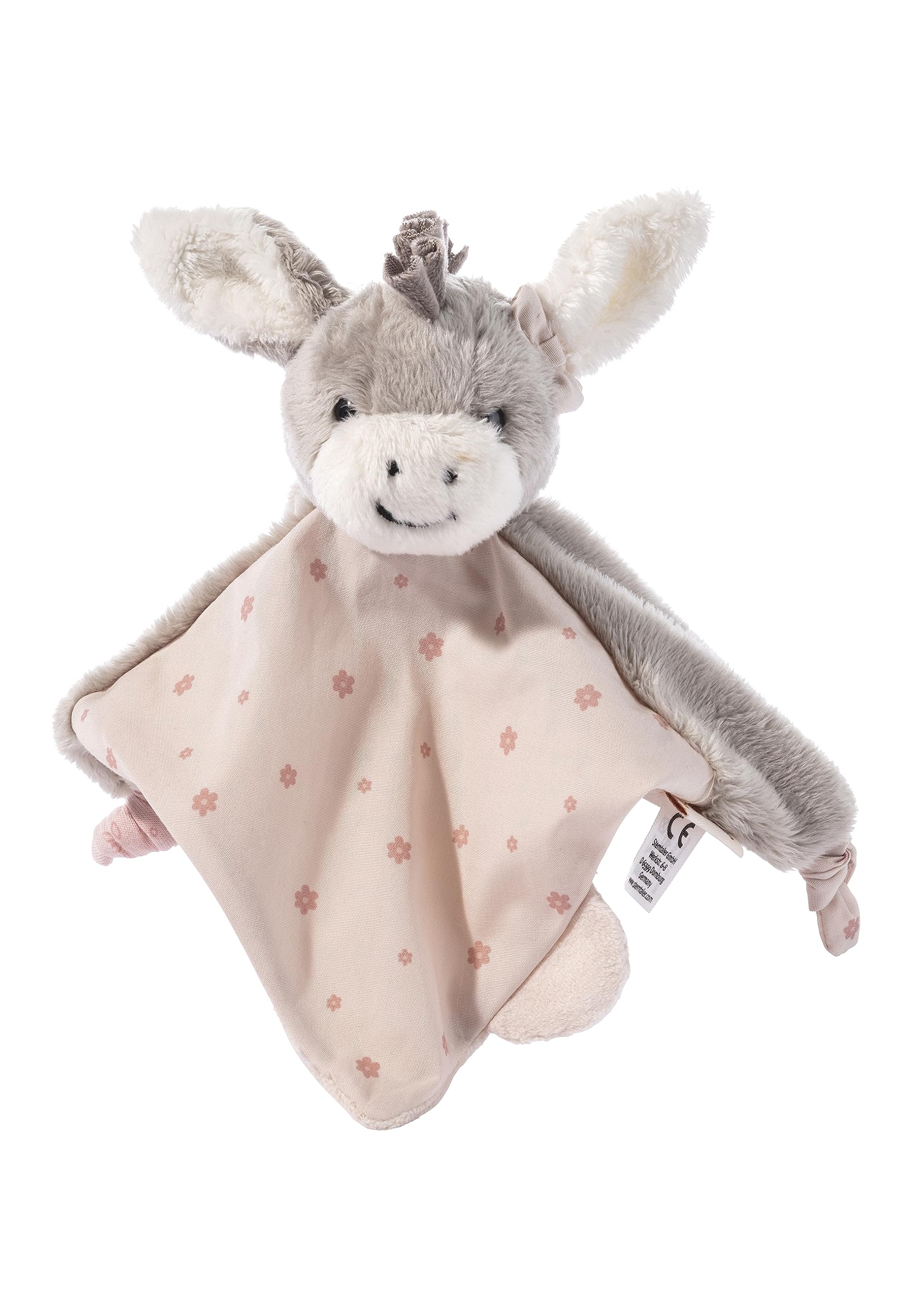 Sterntaler Geschenk Set Esel Emmi Girl flora rose, bestehend aus Kinderhandtuch und kleinem Schmusetuch
