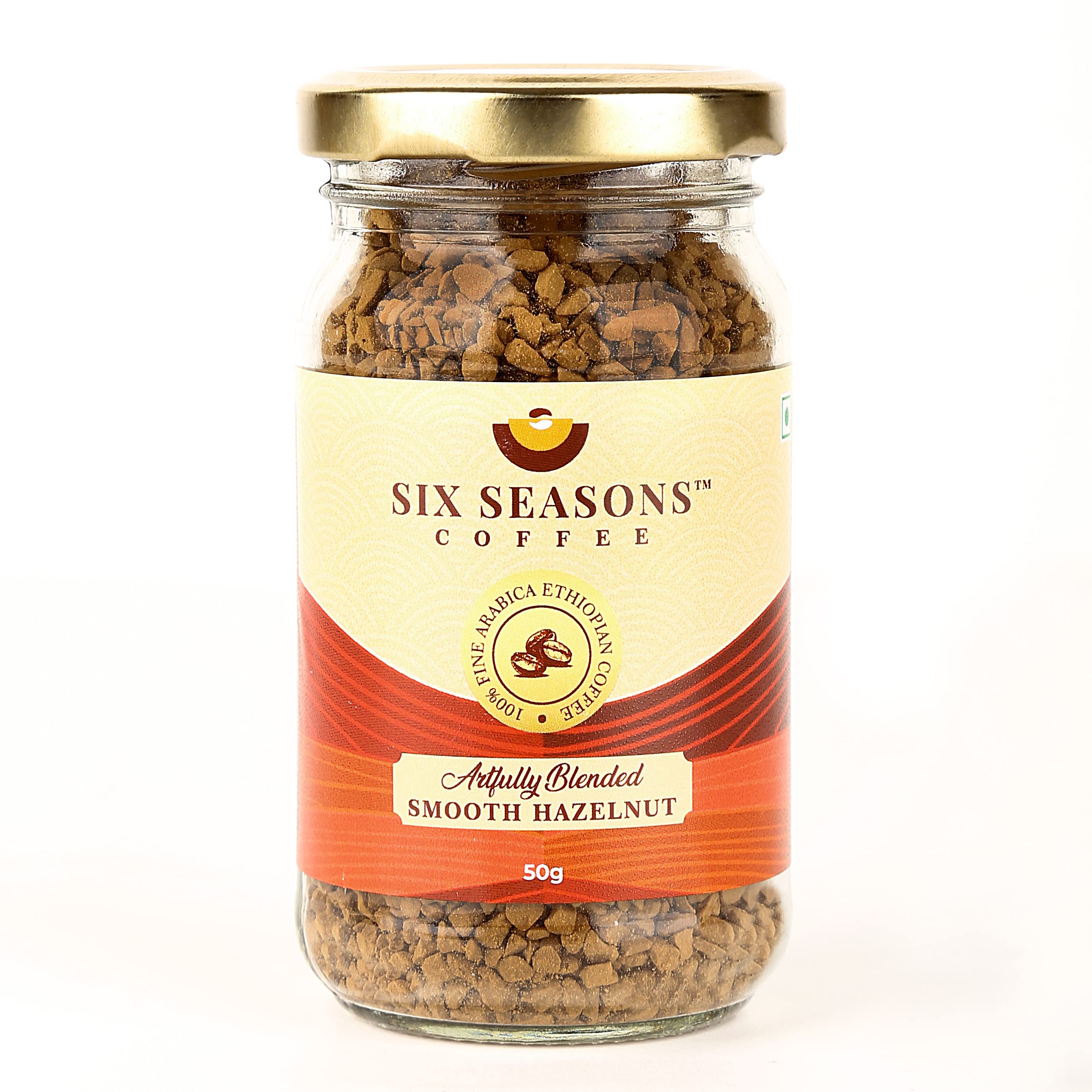 SIX SEASONS Instant Coffee Powder - Smooth Hazelnut Flavoured Freeze Dried Coffee with no Added Sugar & Preservatives, 100% Arabica Roast Strong Hot & Cold Coffee, Gluten Free - 50gm (makes 25 cups) (B0BRN4WSCV) Amazon Price History, Amazon Price Tracker