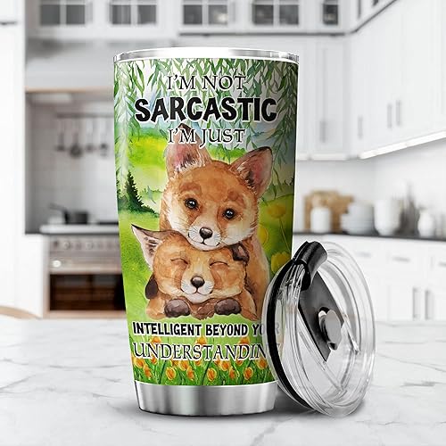 Miniatura 10 de KOIXA Vaso aislado para amantes de los libros taza inspiradora con tapa 20 onzas estilo vintage para café libros regalos temáticos de lectura para