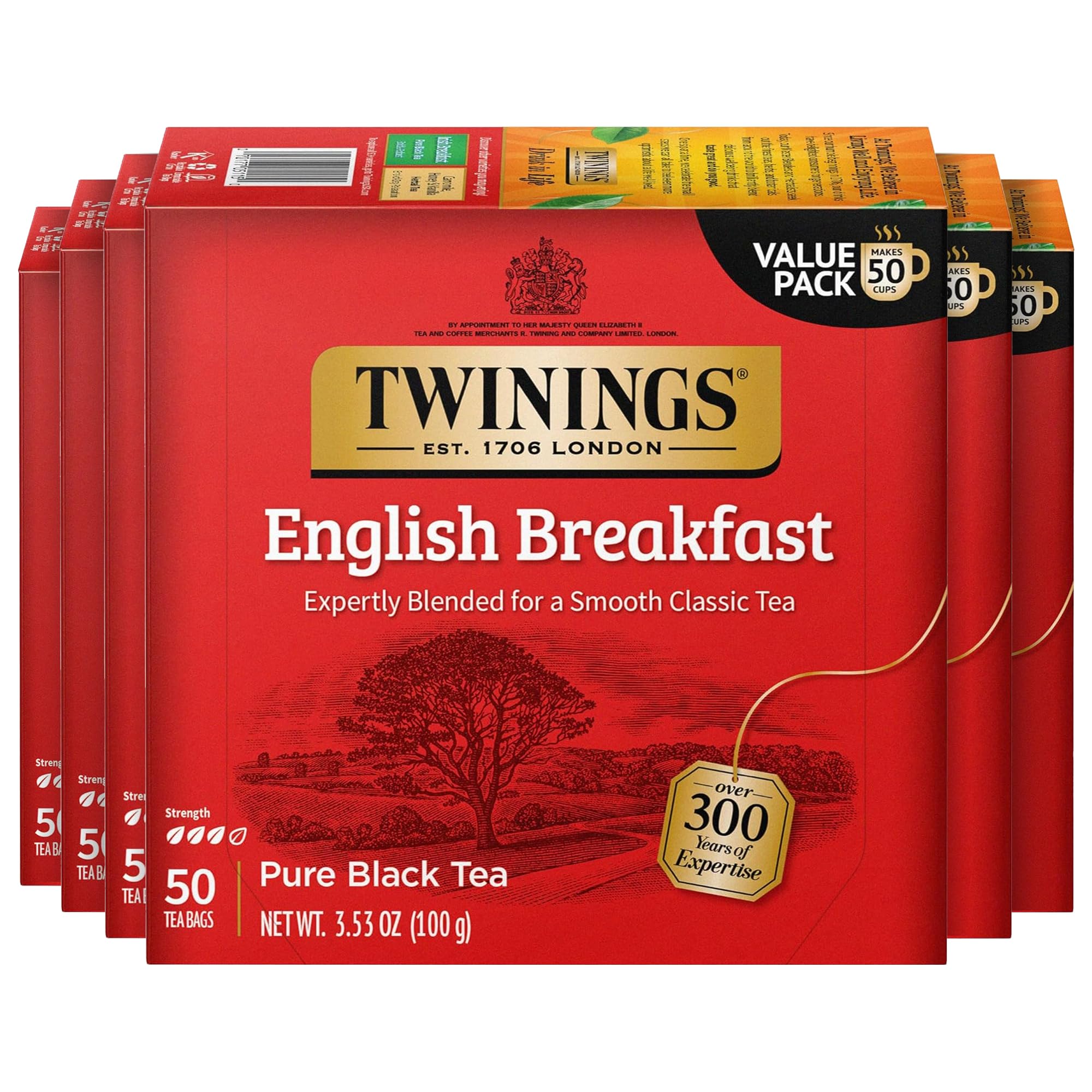 Amazon.com : Twinings English Breakfast Black Tea Individually