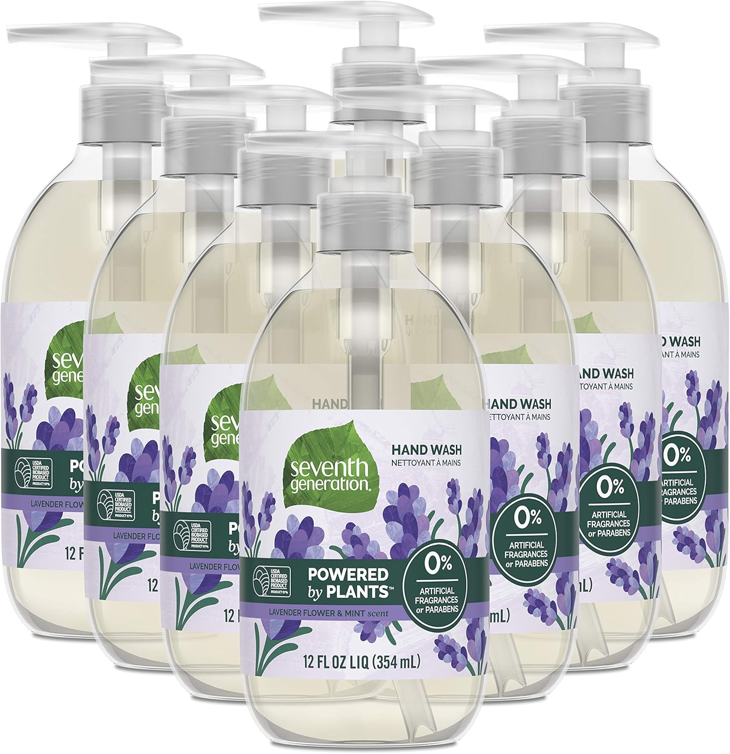 Seventh Generation Hand Soap, Lavender Flower & Mint, 12 oz