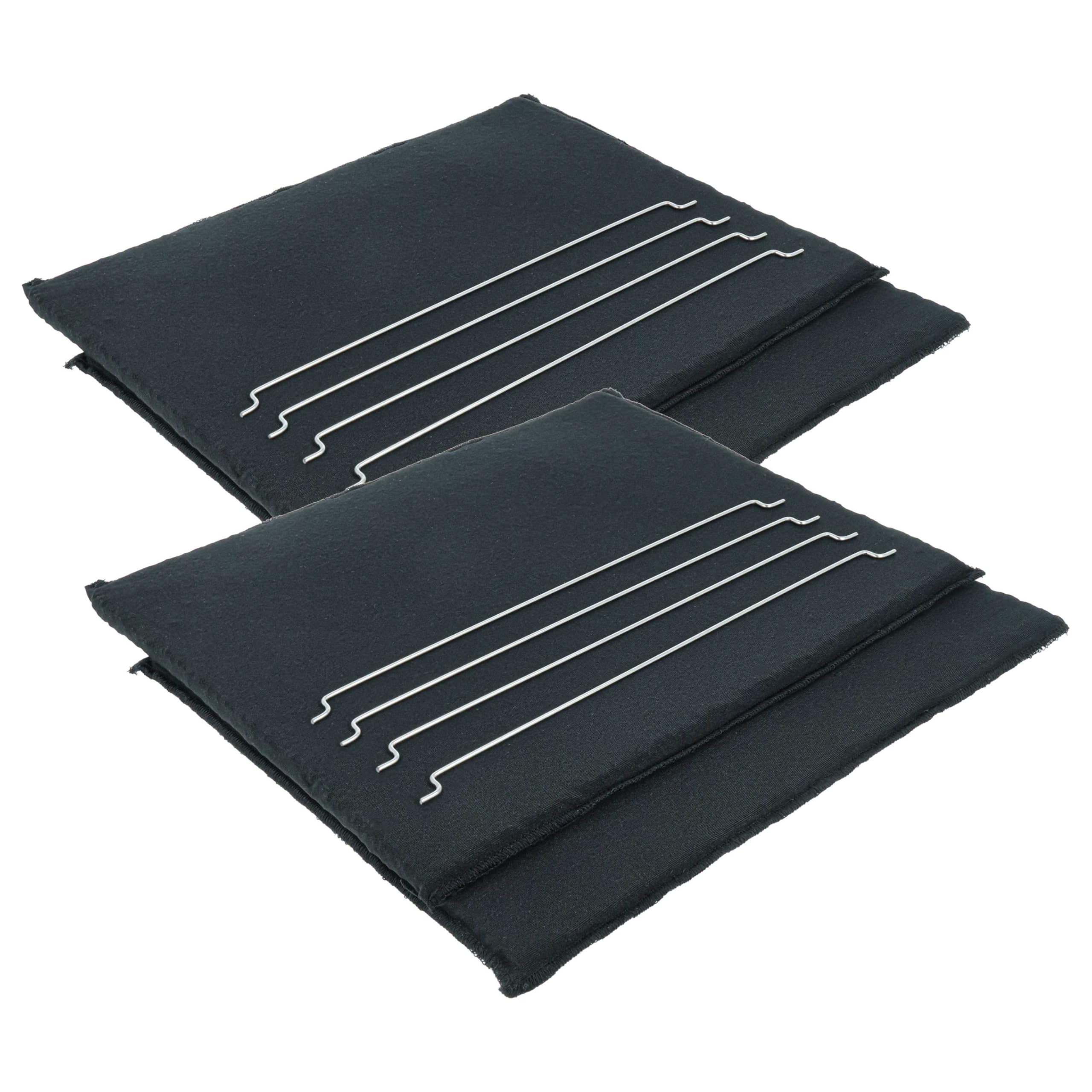 vhbw 4x Activated Carbon Filter compatible with AEG DDE5980G, 94249295901, 94249295900, 94249295200, 94249067400 Extractor Hood