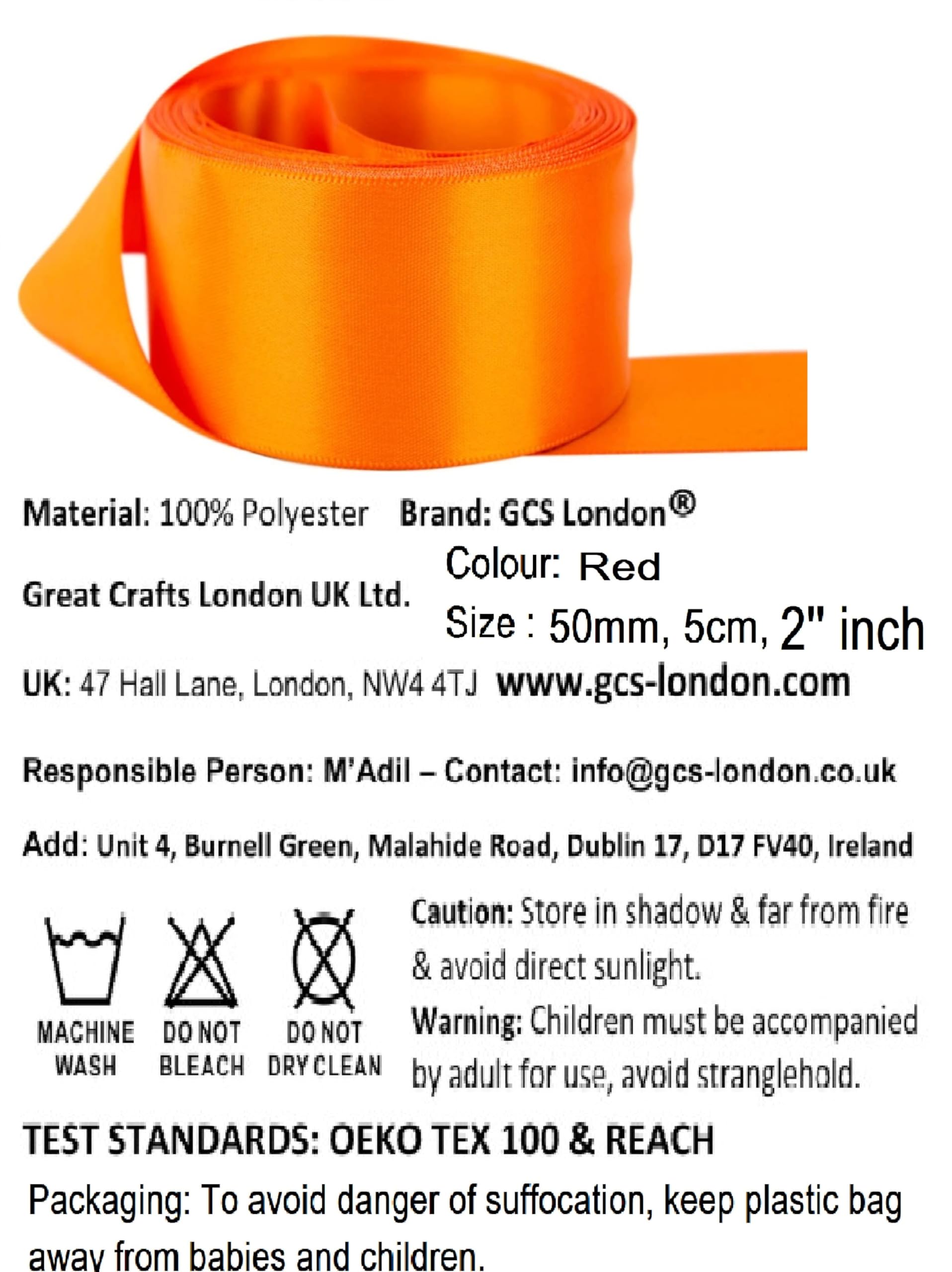 3M Nastro in vinile multiuso 764I arancione, 50 mm x 33 m