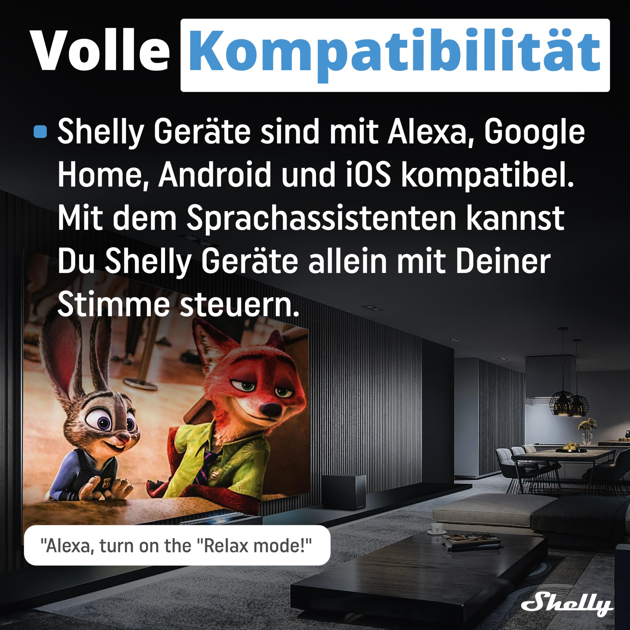 Shelly Pro Dimmer 1PM | WLAN & LAN Professioneller 1-Kanal-DIN-Hutschienen-Smart-Dimmer mit Leistungsmessung | Halogenlampen & Dimmbare LEDs - 200 W | iOS-Android App | Alexa & Google