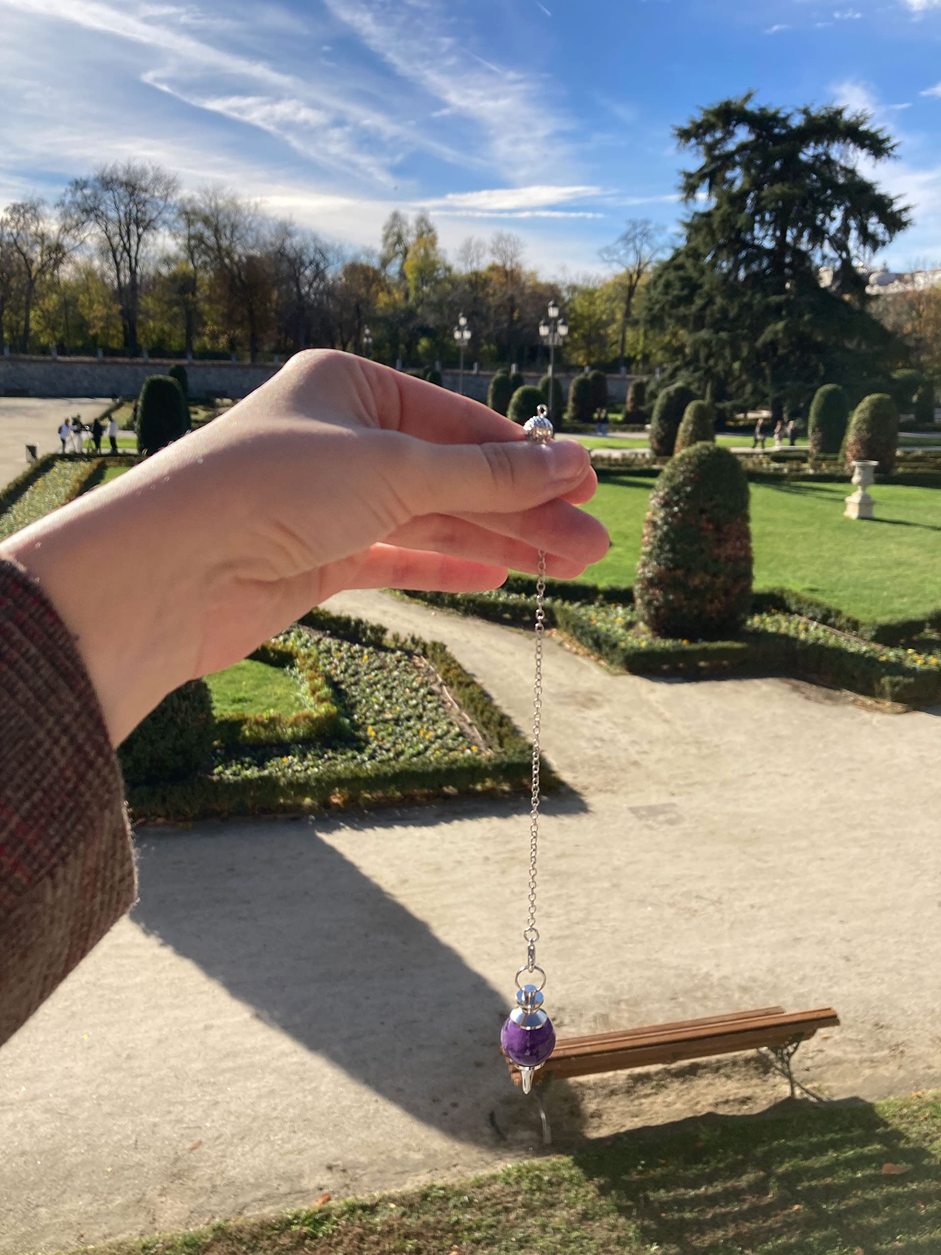 PENDOLO ORGONE Con Cristalli Chakra, Pendolo - Foto 8