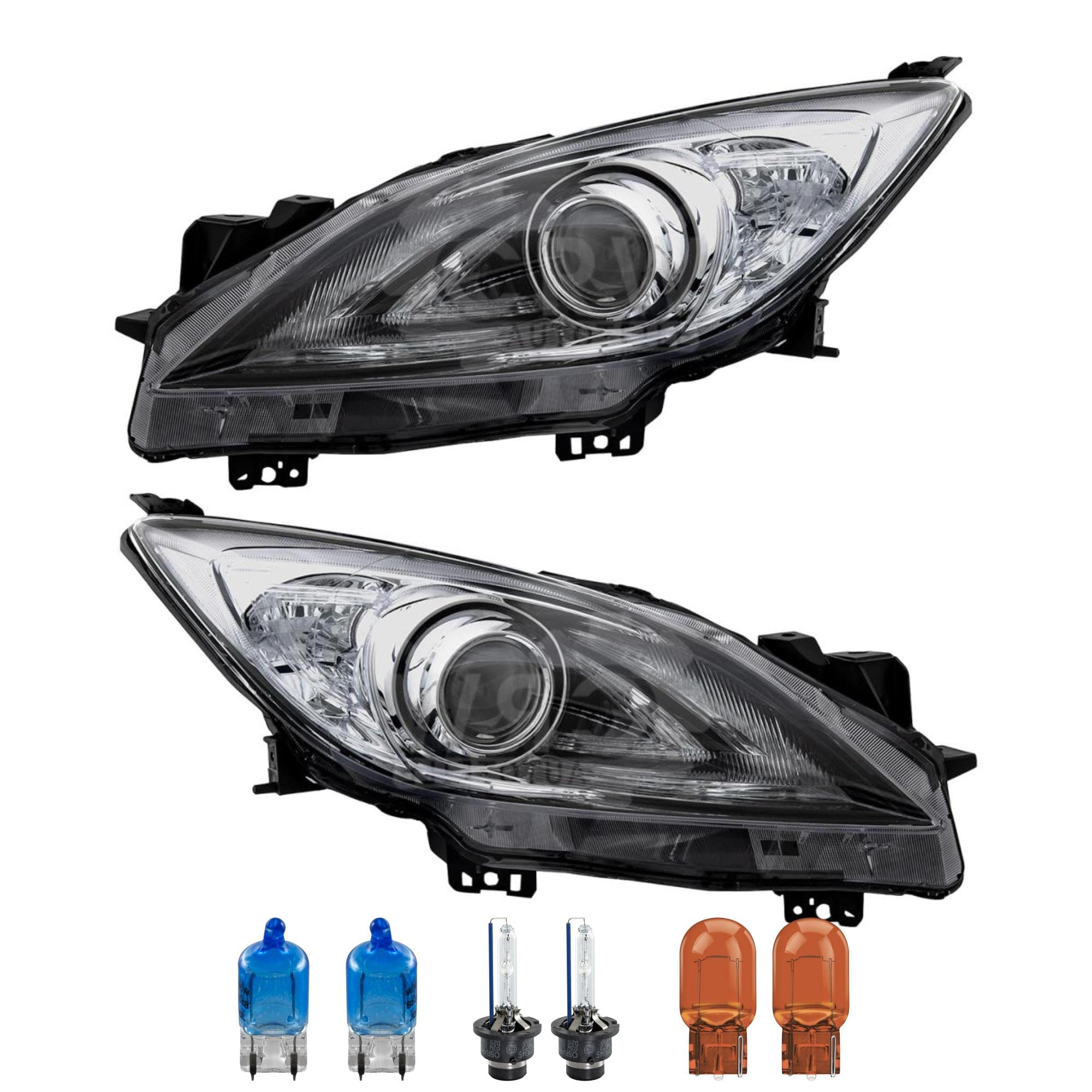 ESIENFELS 106569473 Kit avec phares xénon gauche et droite + Osram Cool Blue® Intense D2S Ampoule compatible avec 3 BL