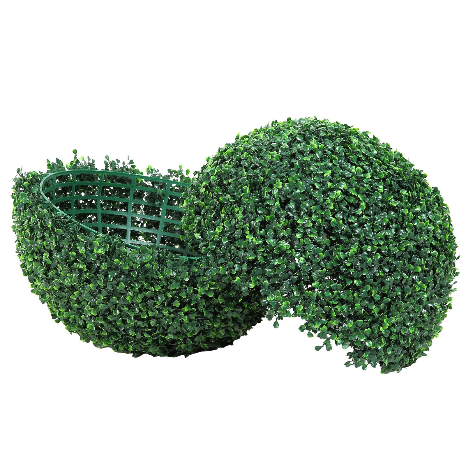 Bola de Césped Artificial, Bola de topiario de boj, Bola de Planta de plástico Verde con 5 tamaños para Espacios Interiores, jardín, decoración de Bodas y decoración del hogar (23CM)