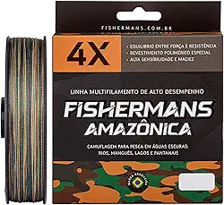 Linha De Pesca Multifilamento Fishermans 4 Fios