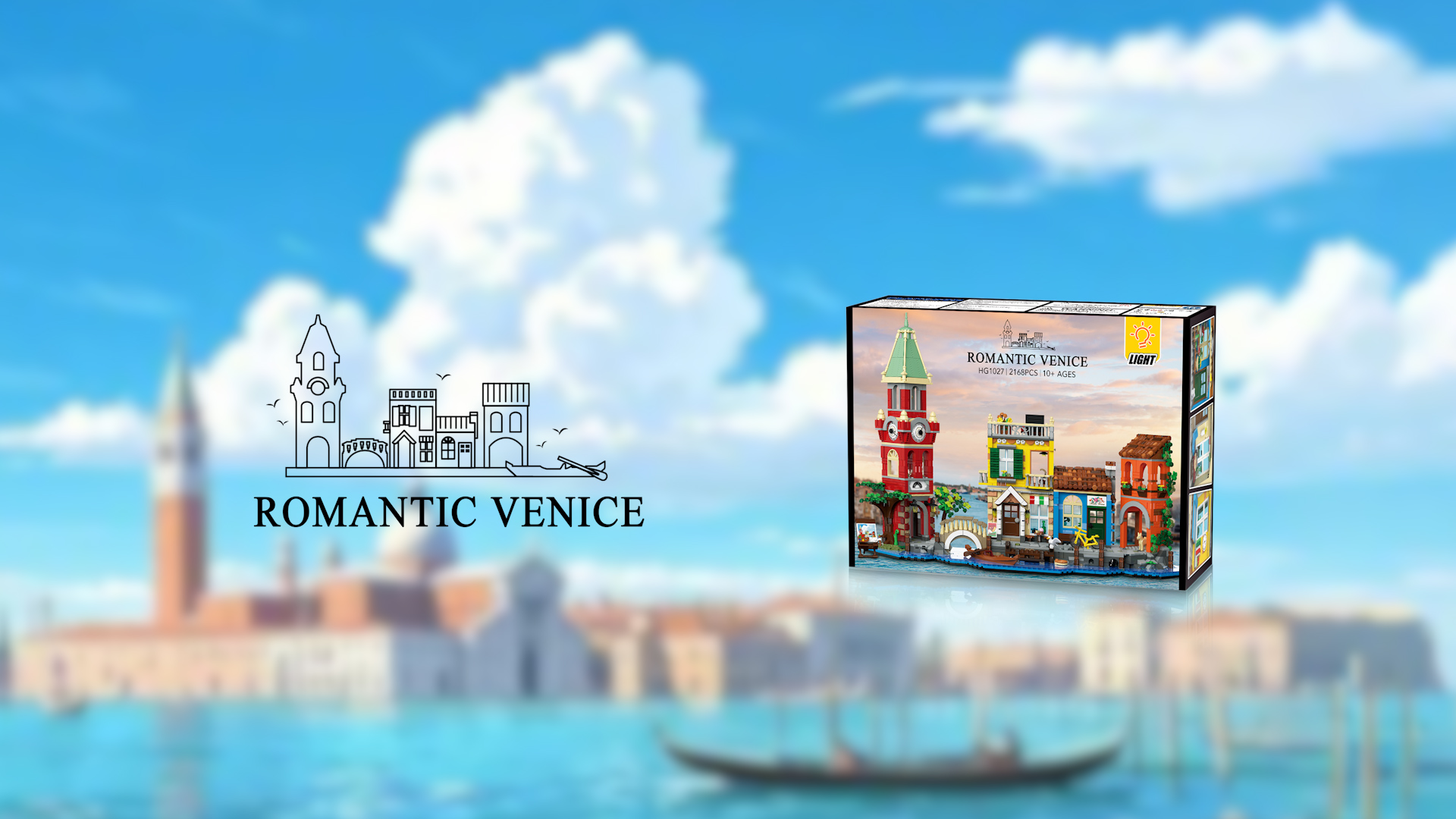 Amazon.com: PLAXSOON Venice Main Street Building Set for Adults