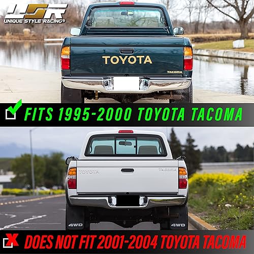 Miniatura 3 de USR DEPO 95-00 Tacoma - Juego de luces traseras de lente roja y transparente estilo JDM (izquierda + derecha) compatible con camioneta Toyota Tacoma