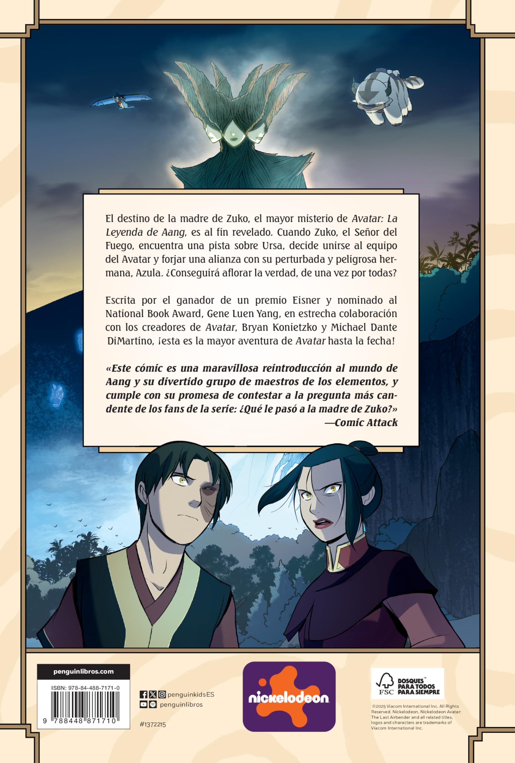 AVATAR 2 - La leyenda de Aang. La búsqueda - Edición en español (Nickelodeon)