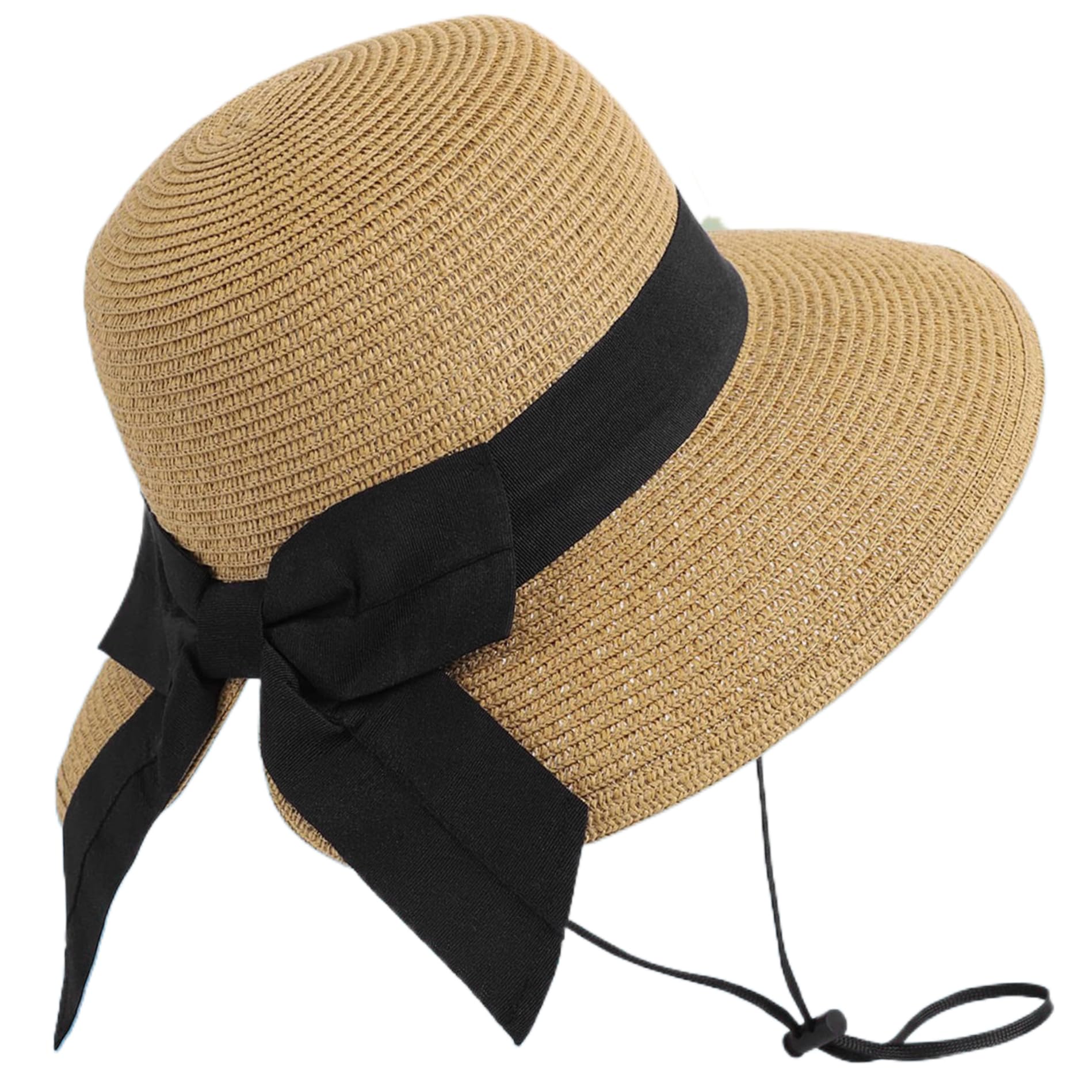 Strandhut Sonnenhut für Damen 18 cm breite Krempe lässiger Schlapphut