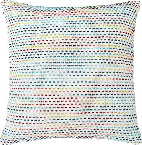 carol & frank Ella - Almohada (22 x 22 pulgadas), multicolor