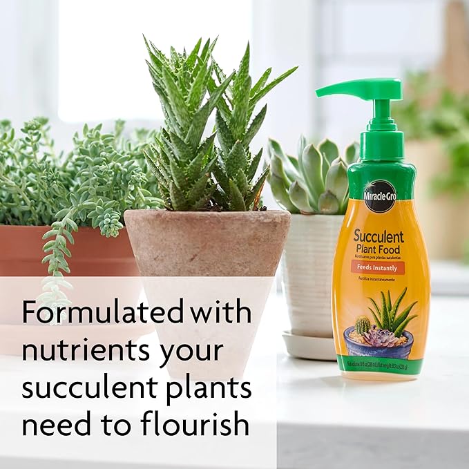 Miracle-Gro Succulent Plant Food - Fertilizante Líquido para Suculentas y Cactus - 8 fl. oz. (Paquete de 2) miniatura 5