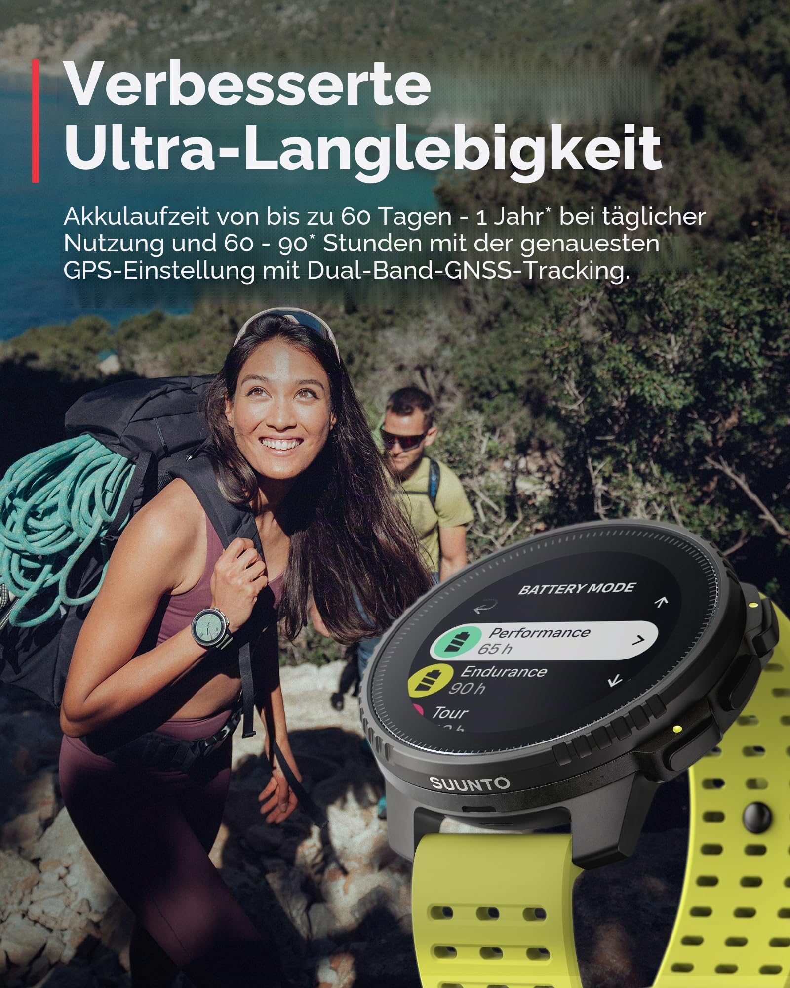 SUUNTO Vertikal: Abenteuer-GPS-Uhr, großes Display, Offline-Karten, Solarladung