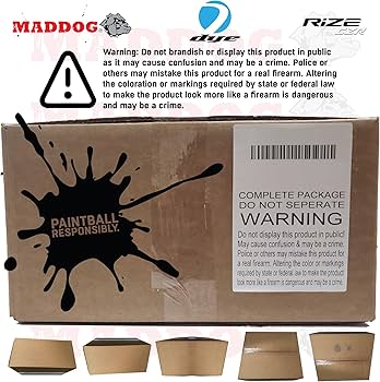 Amazon.co.jp: Maddog Dye Rize CZR フルオートペイントボールガン