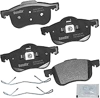 Vista 164 de Pastillas de Freno Delanteras Cerámicas Bendix Priority1 CFC430A para Modelos Selectos INFINITI G35, I30, Nissan 350Z, Altima, Juke, Maxima, Sentra