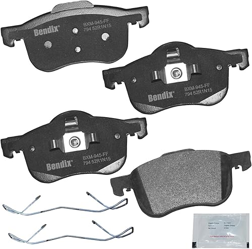 Vista 174 de Bendix Priority1 CFC1035 Pastillas de freno delanteras de cerámica para modelos seleccionados Chevrolet Aveo, Aveo5, Optra, Spark, Spark EV, Pontiac