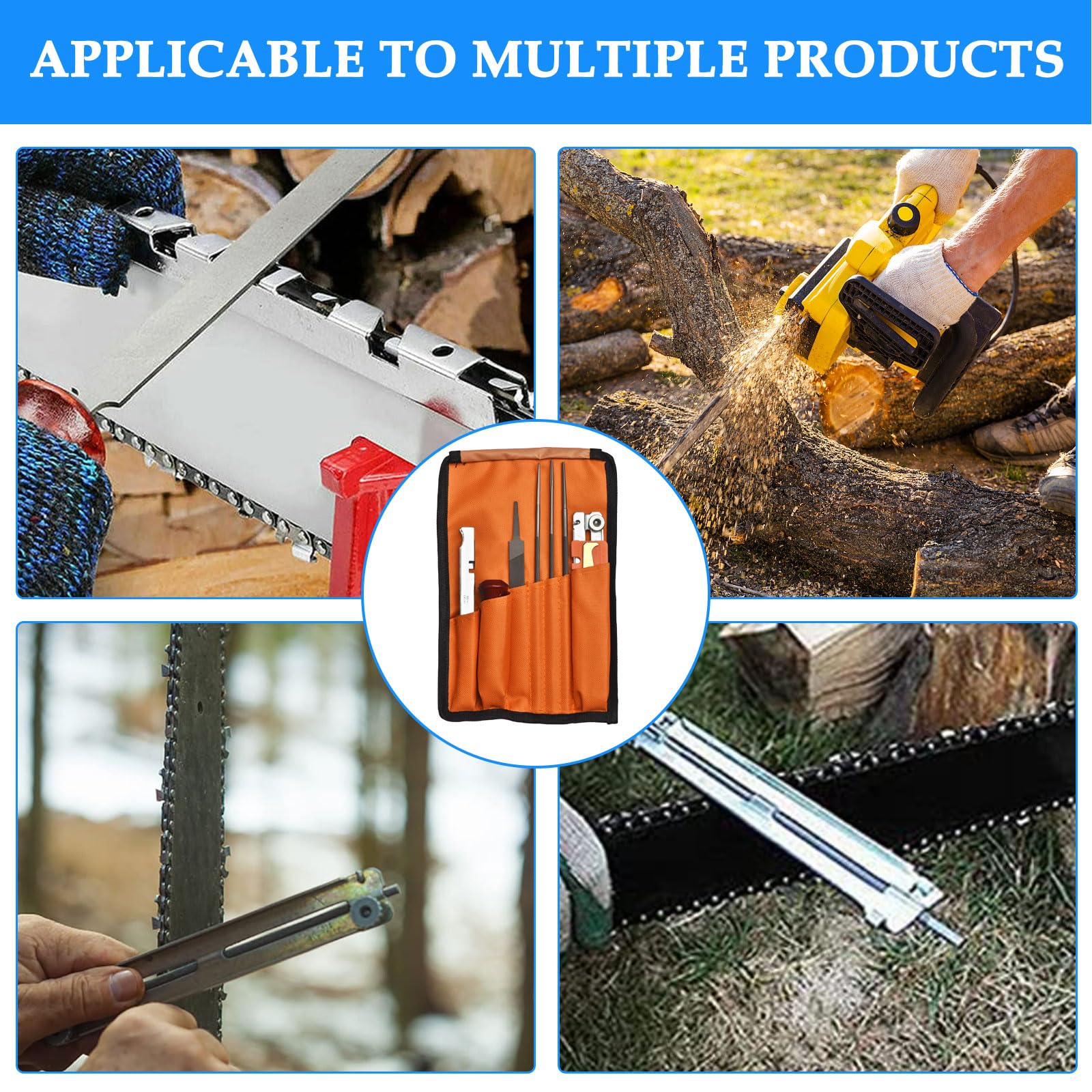 Kit D'affûtage - A577 - Affûtage Chaîne Tronçonneuse - Manuel - Jaune