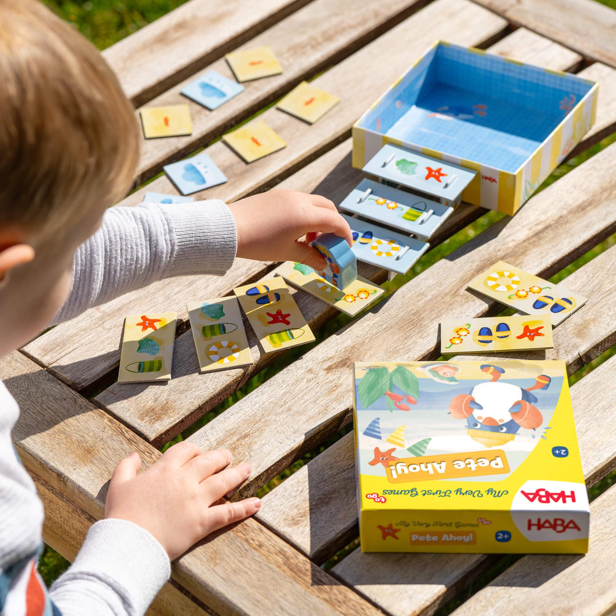 Haba Gioco educativo I miei primi giochi Pete Ahoy! cartone colorato