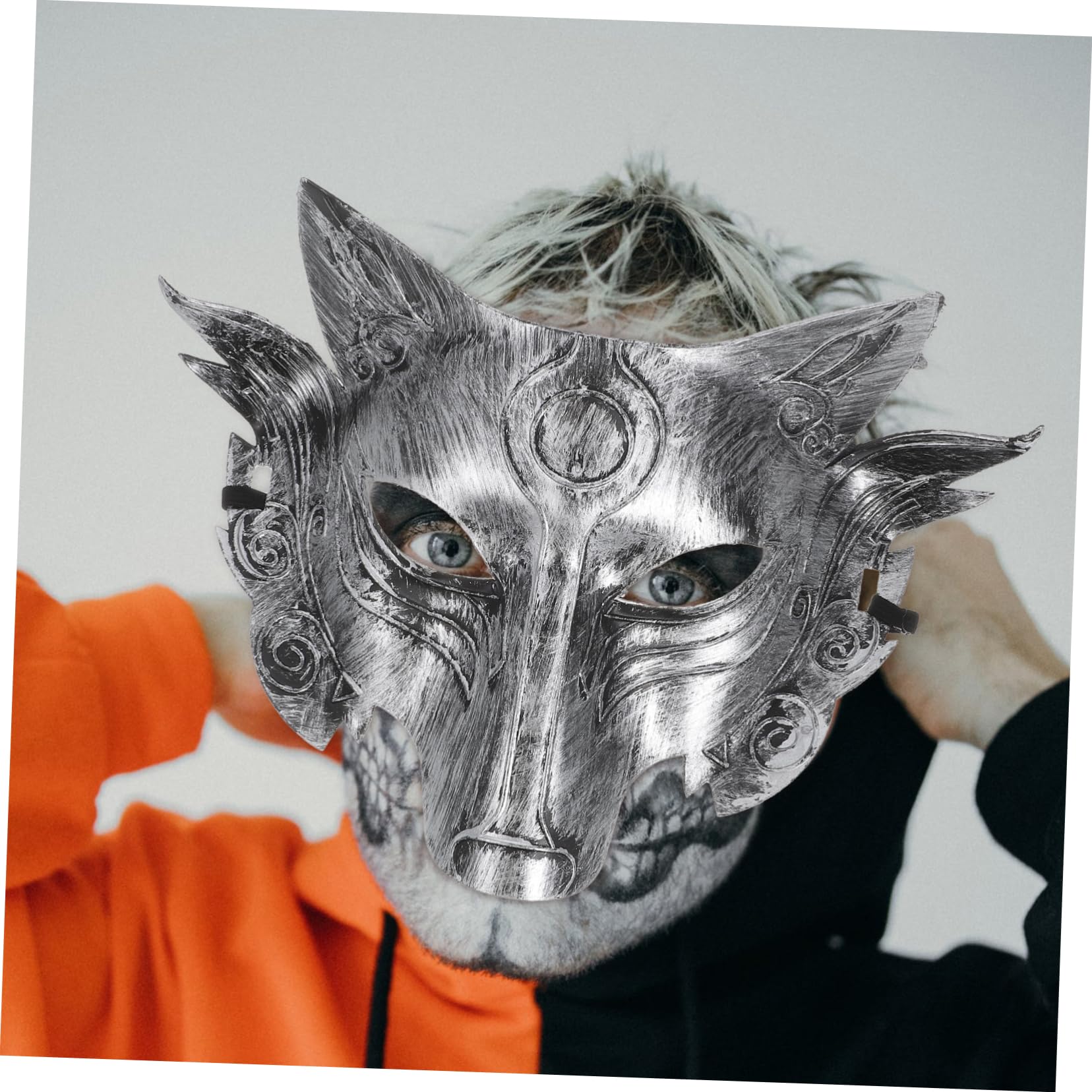 ibasenice 12pezzi Maschere Animali Da Cosplay Per Adulti Maschere Mezza Faccia Forma Di Per Feste e Mascherate Accessori Creativi e Divertenti Per Eventi e Fotografie