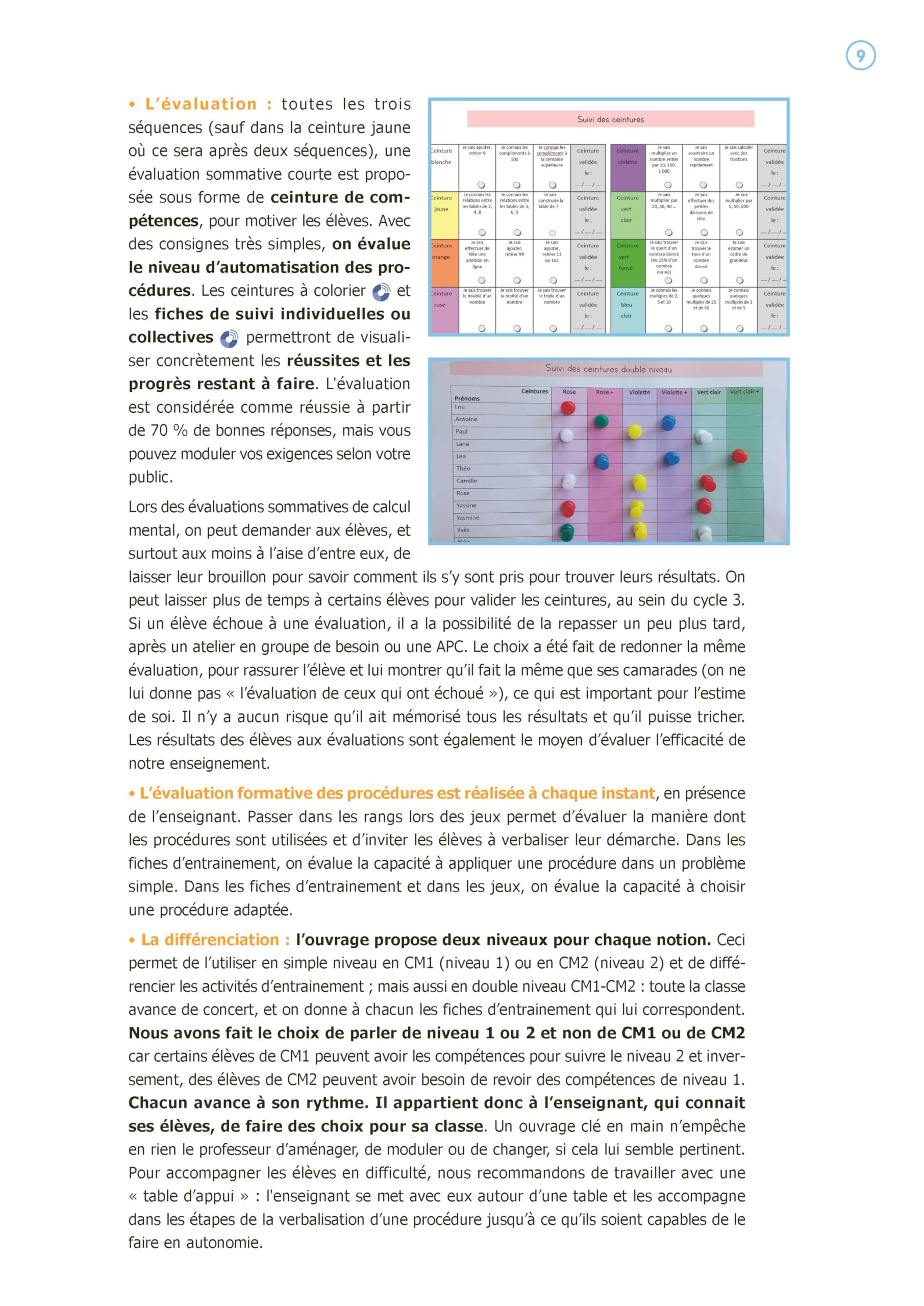 Calcul mental et ceintures de compétences CM1-CM2 (+ ressources numériques) - Programmes 2025