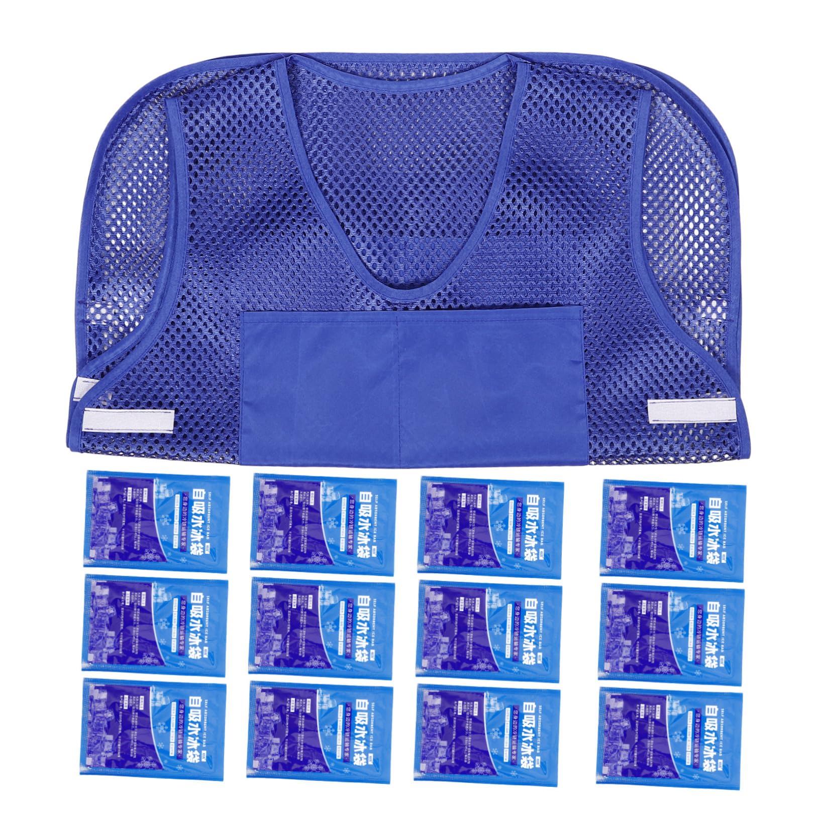 SHINEOFI Gilet Refrigerante per Festa, con Funzione di Raffreddamento e Tessuto Traspirante per Attività All'aperto