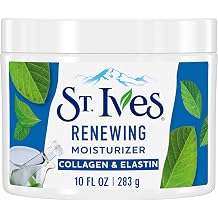 St. Ives Renewing Collagen & Elastin Face Moisturizer, Daily Hydrating Cream with 100% Natural Safflower Seed Oil for Smooth, Youthful Skin, 10 oz