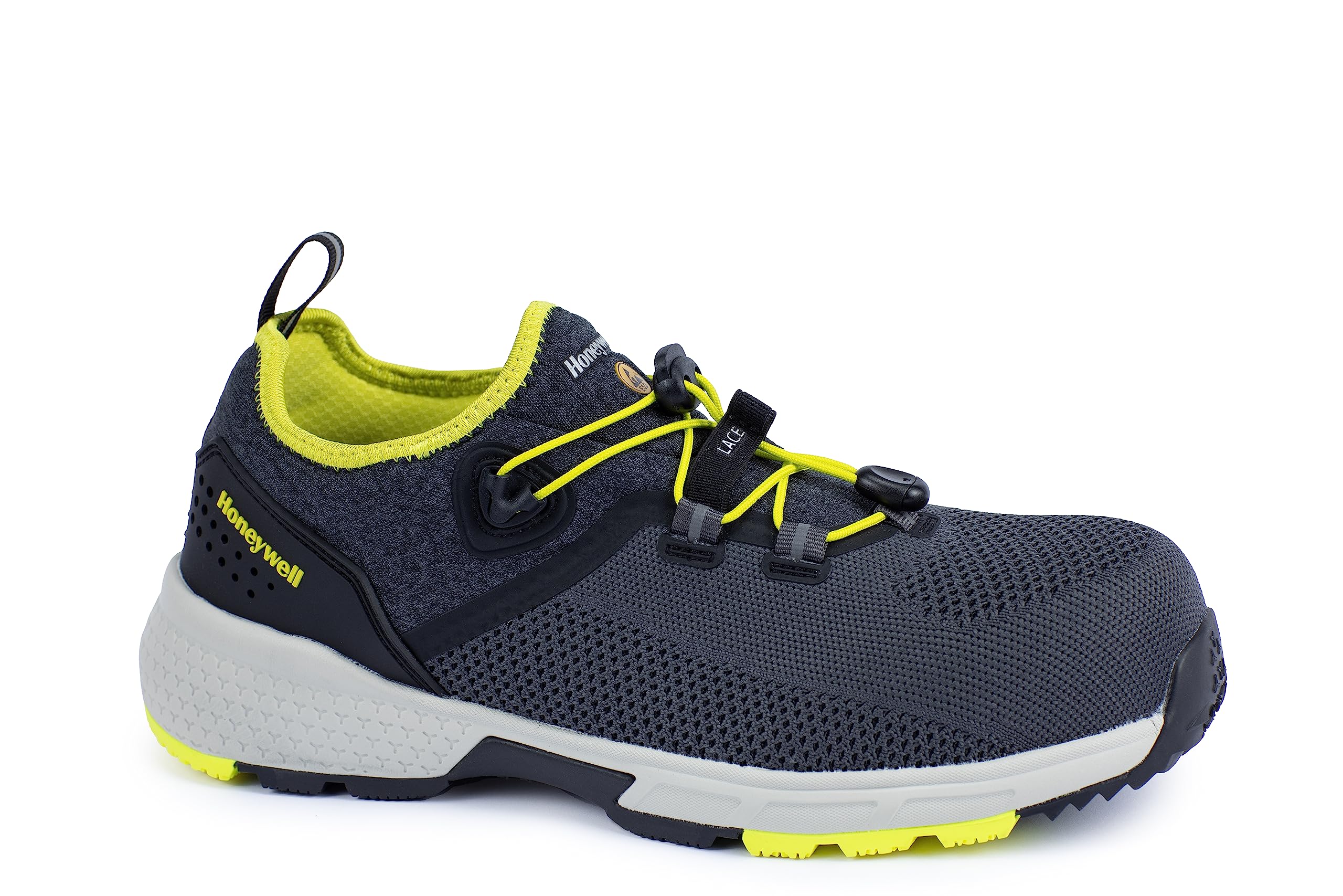 Honeywell Agile Sprinter S1P SRC ESD Zapatos de Seguridad Industrial para Hombres y Mujeres, Puntera de Fibra de Vidrio, Forro de Malla 3D, talón Externo