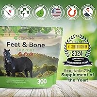 Vista 5 de Silver Lining Herbs Suplemento para pies y huesos para caballos en polvo, tendones naturales, ligamentos y tejidos circundantes y suplemento