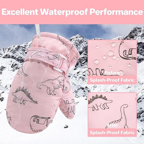 Miniatura 10 de qikqik Guantes impermeables para niños pequeños guantes de invierno para bebés guantes de invierno para bebés guantes de invierno para bebés guantes