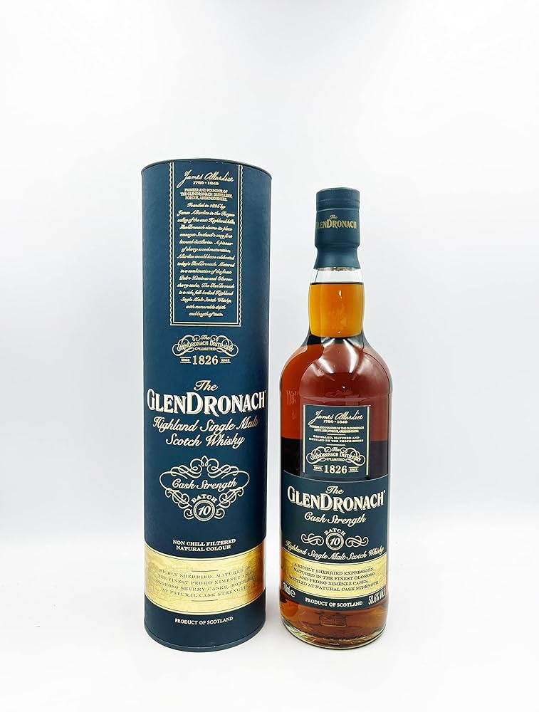 グレンドロナック　カスクストレングス　バッチ10 2本　700ml 58.6% Amazon.co.jp: グレンドロナック カスクストレングス バッチ10 700ml