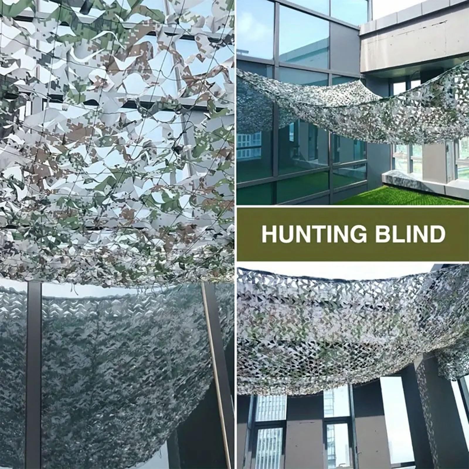 Siatka myśliwska 2 x 5 m WoodlandCanopy do Gar efor BalconyCamping ar
