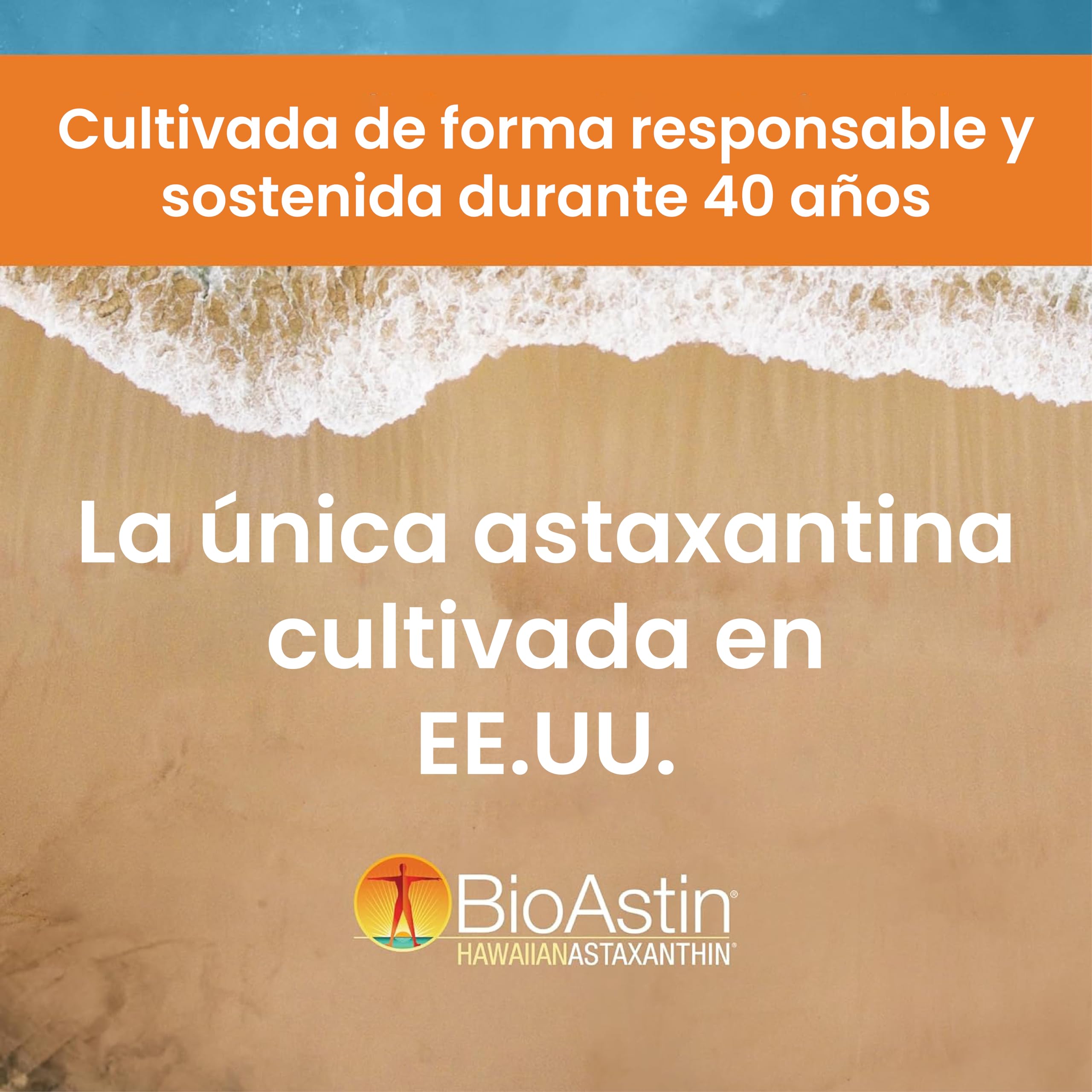 Nutrex Hawaii, BioAstin, Hawaiian Astaxanthin, 4mg, 120 Cápsulas blandas, Probado en Laboratorio, Vitamina E, Sin Gluten, Sin Soja, No GMO