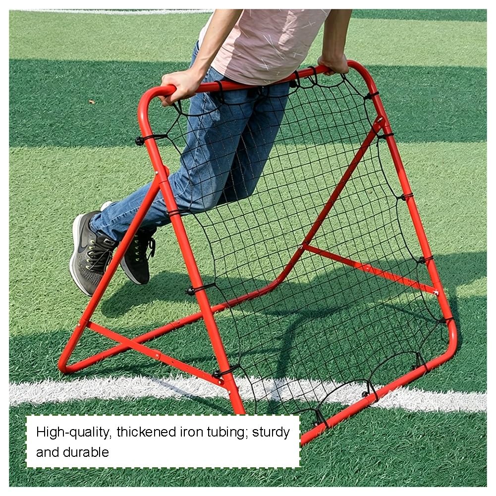 exproyzk Red De Rebote para Fútbol, ​​Entrenador Portátil De Rebote, para Fútbol, ​​Voleibol Y Sóftbol; para Practicar Pases Y Tiros(Black,103x100cm/40.6x39.4in)