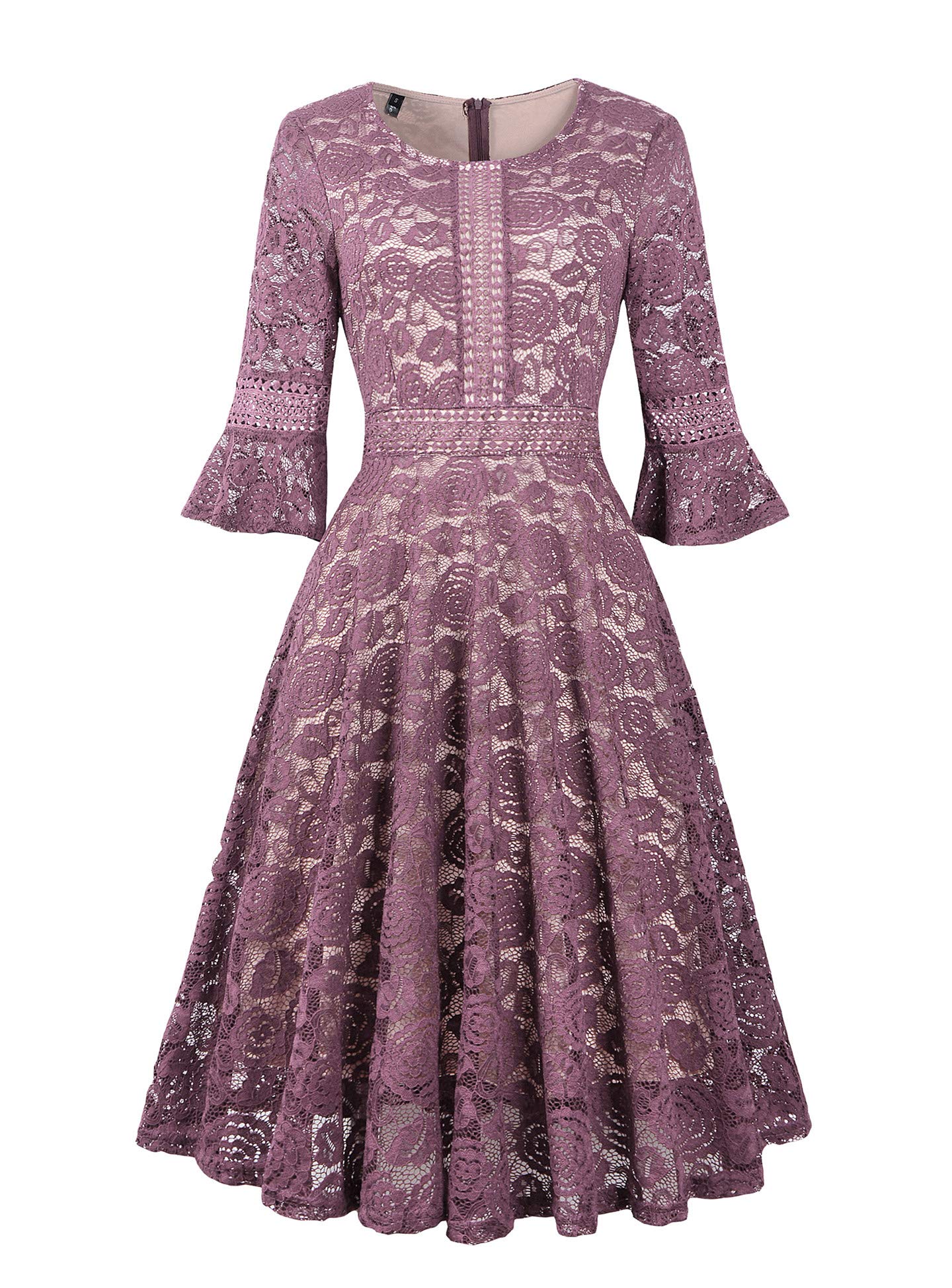 Buy Women's Wedding Dress Lace Bridesmaid Prom Vintage Cocktail Church