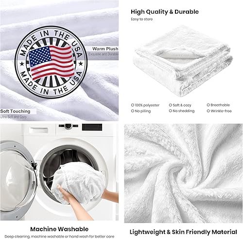 Miniatura 9 de Manta personalizada con fotostexto, manta personalizada con imagen, manta de forro polar suave para esposa, pareja, amigos, regalos conmemorativos