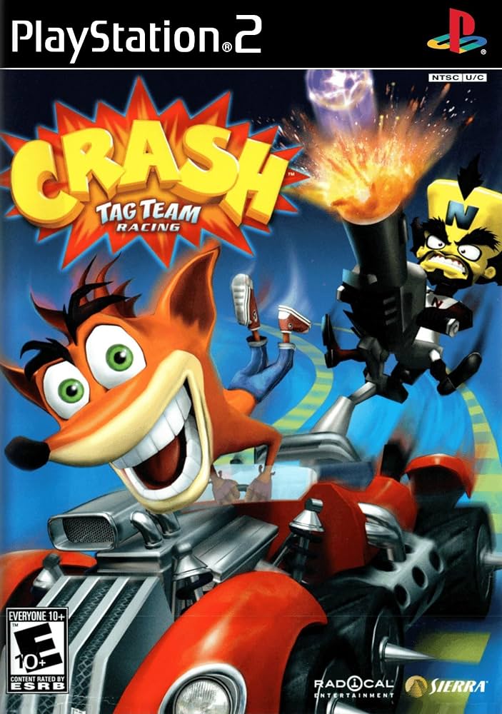 【中古】「非常に良い」Crash Tag Team Racing / Game Amazon.com: Crash Tag Team Racing - PlayStation 2 (Renewed