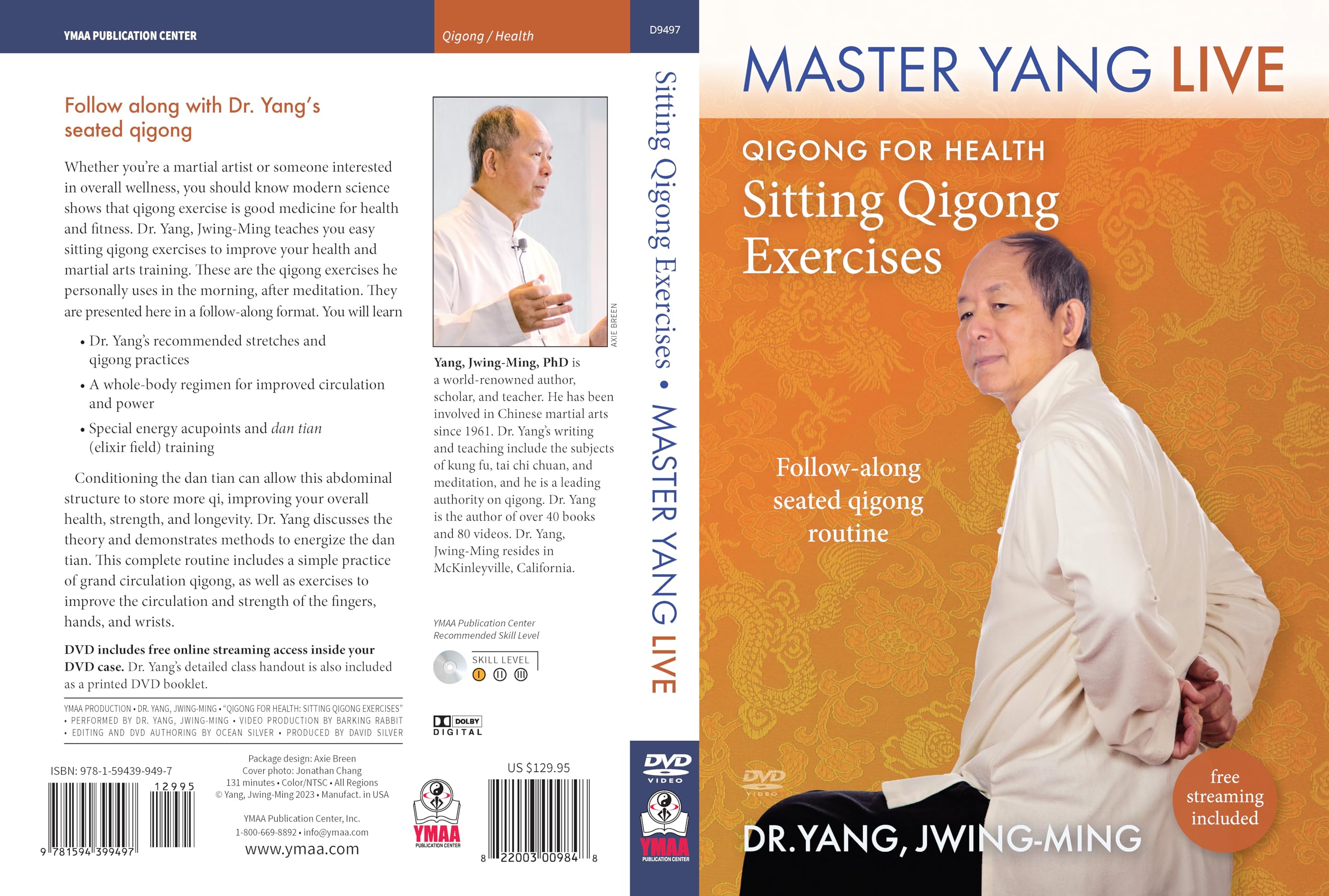 Qigong for Health: Sitting Qigong Exercises with Dr. Yang, Jwing-Ming **Seated Qigong DVD**