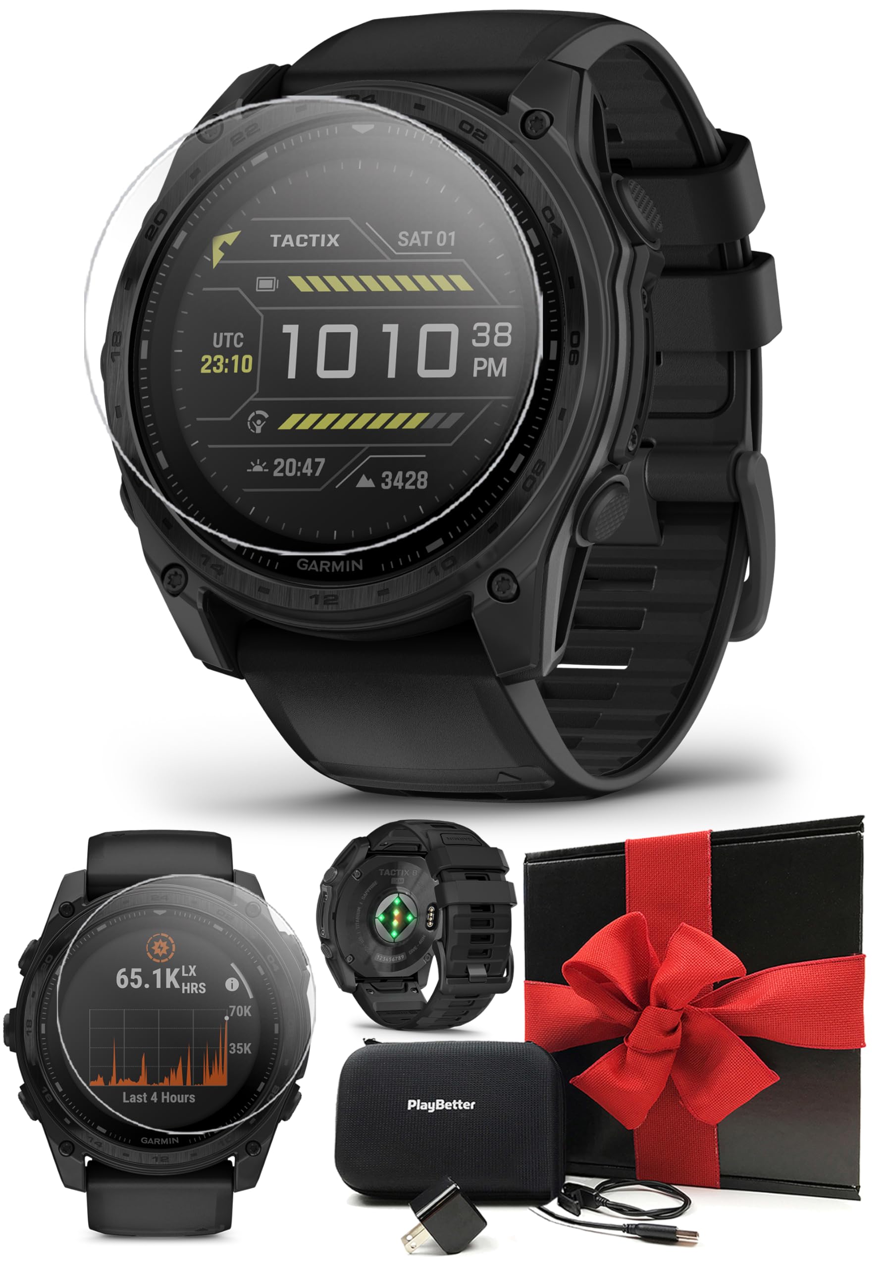 Amazon.com: Garmin tactix 8 Solar: AB Elite (51mm) Premium