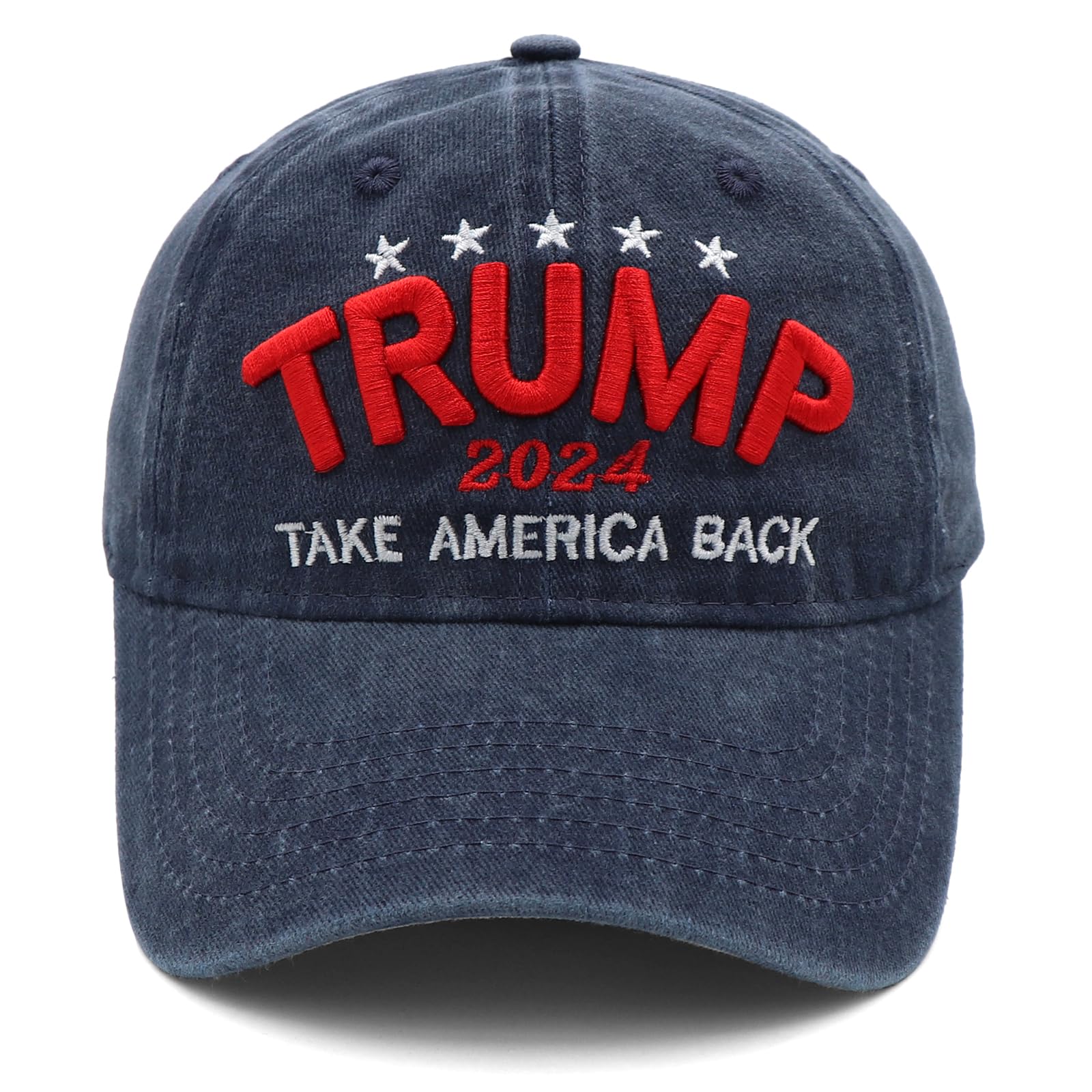 MAGA Red Cap Lapel Pin - Make America Great Again Trump 2024 Motorcycle Hat Cap Pin (Alloy, Enamel)
