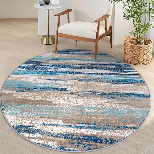 Miniatura 80 de Alfombra moderna abstracta de 2 x 6 pies, alfombra de pasillo lavable gris negro multi para cocina, antideslizante, suave, alfombra delgada de Gris