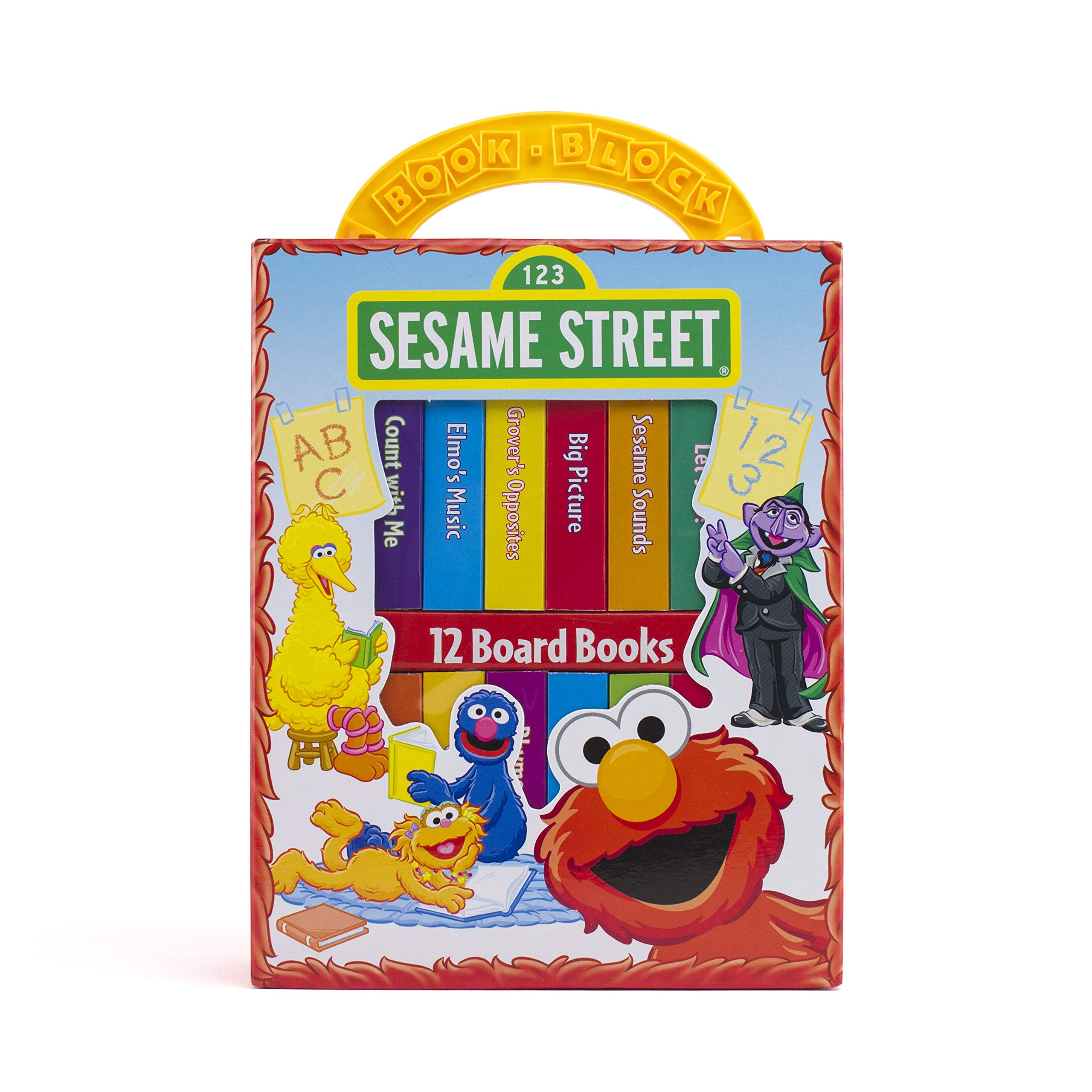 Sesame Street - My First Library Board Book Block 12-Book Set - PI Kids