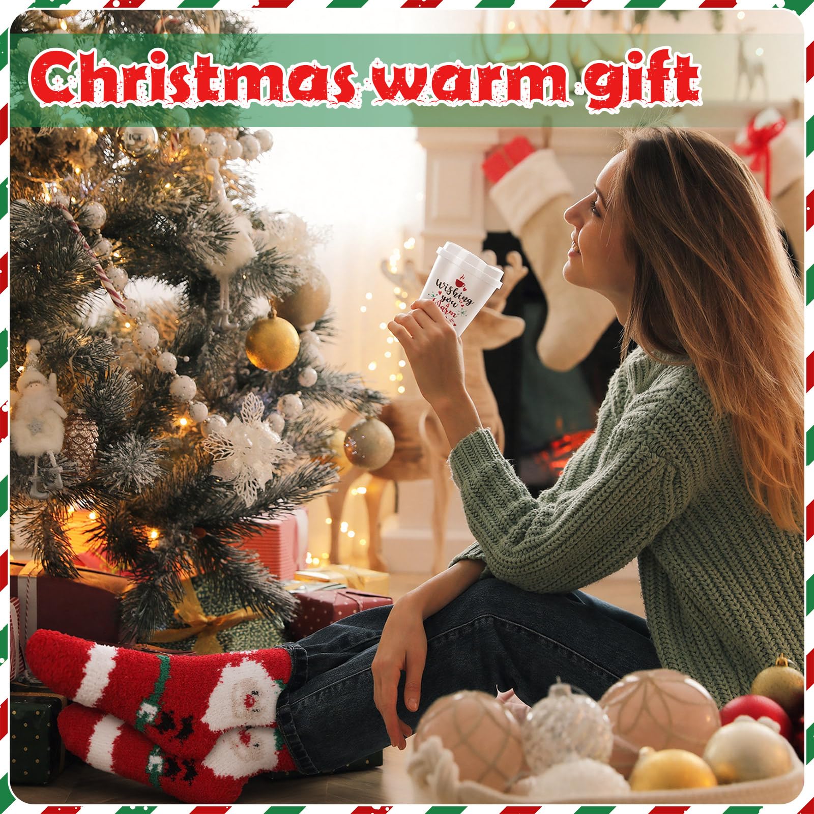 Yungyan 24 Sets klassische Weihnachtsgeschenke für Wichteln und Kollegen